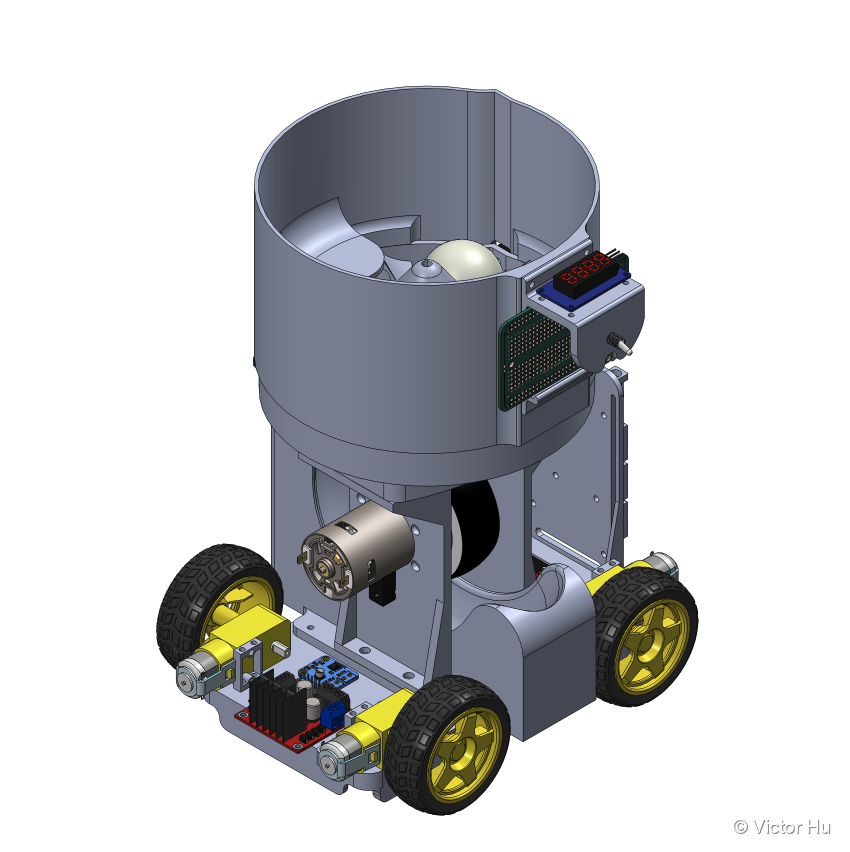 Autonomous Ball-Shooting Mechatronic Robot
